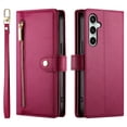 thumbnail image 2 of Funda de cartera GANGXUN para Samsung Galaxy S24 FE - Diseño de cuero premium, 9 ranuras para tarjetas, 2 of 6