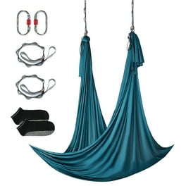 KFFKFF 11 Yards Aerial Silk Yoga Swing Set Hammock Trapeze