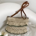 thumbnail image 4 of Bolso Tipo Cartera Paja Con Bolso Hobo para Mujer Gran Capacidad (verde), 4 of 9