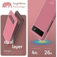 thumbnail image 3 of TUDIA MergeGrip Google Pixel 6a Case 2022 Dual Layer Heavy Duty Phone Case - Smokey Pink, 3 of 7