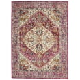 thumbnail image 2 of Nourison Passion Medallion Ivory/Pink 5'3" x 7'3" Area Rug, (5x7), 2 of 8