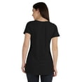 thumbnail image 5 of Inkmeso Womens Short Sleeve Button Tunic Top Cotton Tee Long Length Tshirt For Leggings, 5 of 8