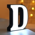 thumbnail image 3 of Xihbxyly Lámpara de Noche Creativa con Letras Led, Luz Blanca Cálida y Suave, Ideal para Decorar Paredes o de Pie, Mesas de Fiesta, Decoración Navideña, Material Abs+Pp, 16-20 Cm, 3 of 7