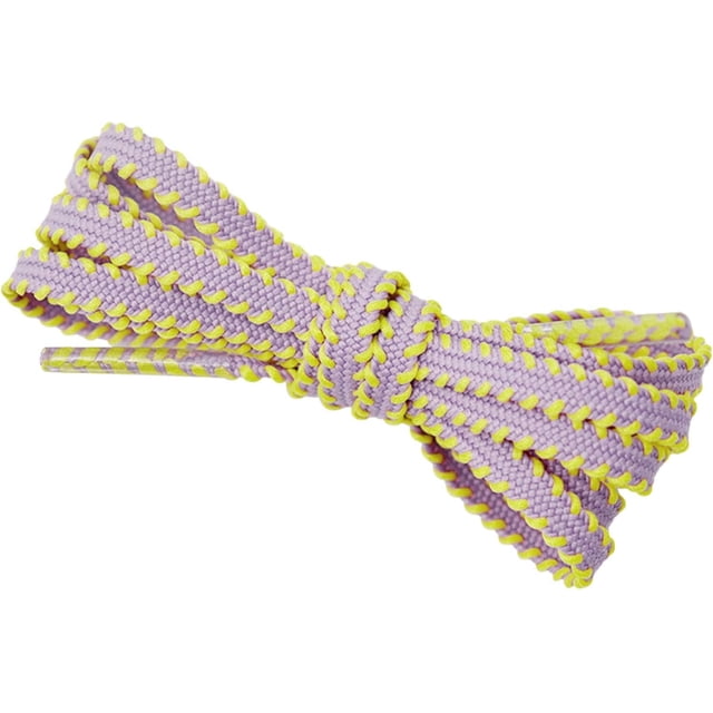 Zhengup Flat Colorful Shoelaces Work Boot Laces Fashion Shoe Laces for Sneakers 2 Pairs