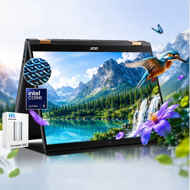 acer Chromebook Plus Spin 714 Laptop Convertible 2 en 1/ Pantalla Táctil WUXGA de 14"/ Intel Core Ultra 5/ 8GB RAM 256GB SSD/ Teclado Retroiluminado/ Google AI Pro/ Escuela