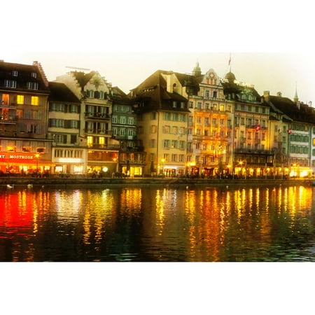 Graffitee Studios Around the World Old World Gold Gallery Photographic Print on Wrapped Canvas