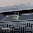 thumbnail image 5 of 90gal Outdoor Garden Plastic Storage Deck Box Chest Tools Cushions Toys Lockable Seat, 5 of 8