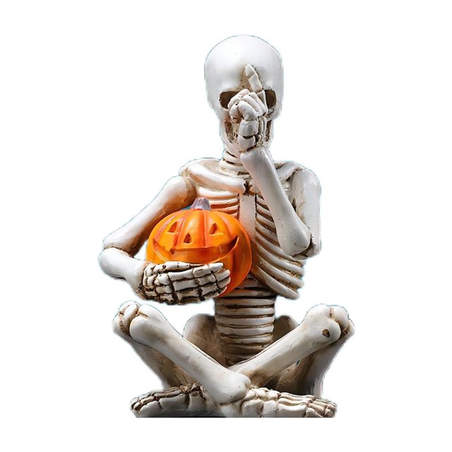 GUANGHONG Halloween Pumpkin Party Decorations Resin Craft Funny Décor Props for Halloween Festivities Perfect for Creating A Atmosphere!