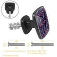 thumbnail image 2 of 4 Pcs Cabinet Handle Drawer Pulls Tribal Arrows Knobs with Screws Square Furniture Office Cabinet Knob Decoration, 2 of 5