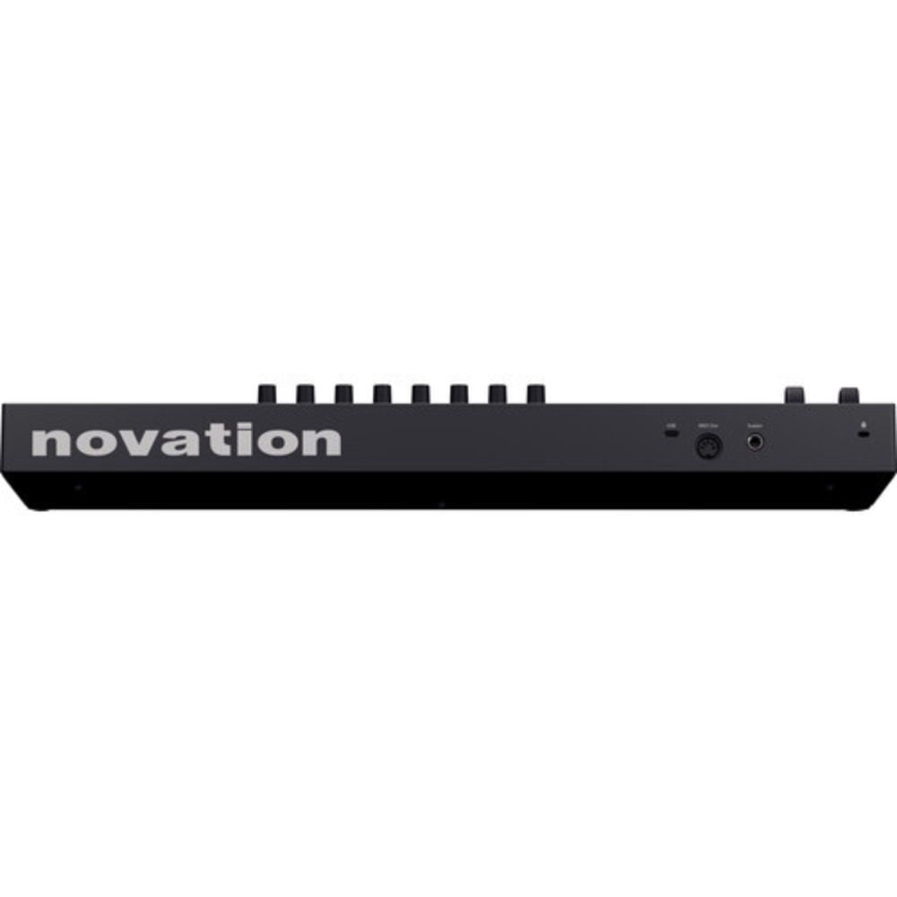 Novation Launchkey 37 MK4 USB MIDI Keyboard Controller (37-Key) Bundle with Auray FP-P1L Universal Piano-Style Sustain Pedal, Hosa Mid-310 Black 10 ft. Midi cable