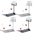 thumbnail image 4 of maskred Foldable Mini Basketball Game Stress Relief Toy Office Desktop Table Basketball Birthday Gift Portable Basketball Game Set Silver without ball, 4 of 6