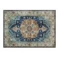 thumbnail image 2 of Washable Skid-Resistant Area Rug Geometric Blue Multi 8' x 11', 2 of 9