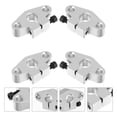 thumbnail image 2 of MasteelfCA 4 Pcs Aluminum Alloy Linear Motion Rail Clamping Rod Rail Guide Shaft Support, 2 of 7