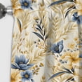 thumbnail image 3 of Designart "Seaside Floral Serenity I II" Boho Blackout Curtain Single Panel, 3 of 4