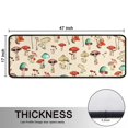 thumbnail image 5 of Kitchen Rugs Sets Of 2,Red Mushroom Line Light Pattern Anti Fatigue Kitchen Mat Rugs Non Slip Washable,Decorative Kitchen Floor Mats for Kitchen,Sink,Laundry,17"x47"+17"x47", 5 of 5