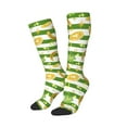 thumbnail image 2 of Haiem Watercolor St Patrick Day Socks, Funny Novelty Crazy Design Cotton Socks Sports Socks Knee High Socks For Men, Women,1Pairs - Gift For Working Friends, 2 of 9