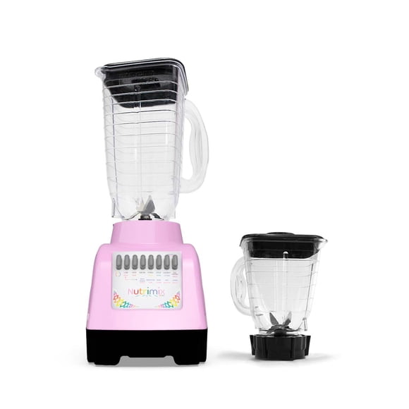 Licuadora Nutrimix Pride 750W Alta Potencia 10 Velocidades 2 Vasos 1.2L + 750ml Rosa