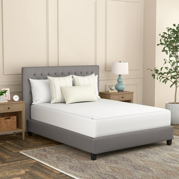 Sealy Spot and Stain Protection Fitted Mattress Protector- Queen Size Soft Polyester Waterproof Mattress Cover