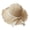 Beige, variant on Summer Beach Sun Straw Hats for Women Wide Brim Packable Travel Bucket Hats UPF 50+