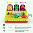 thumbnail image 3 of Interactive Pop Up Animals Toy for Toddlers with Music, Animal Sounds, Educational STEM Early Development - 35163M, 3 of 4