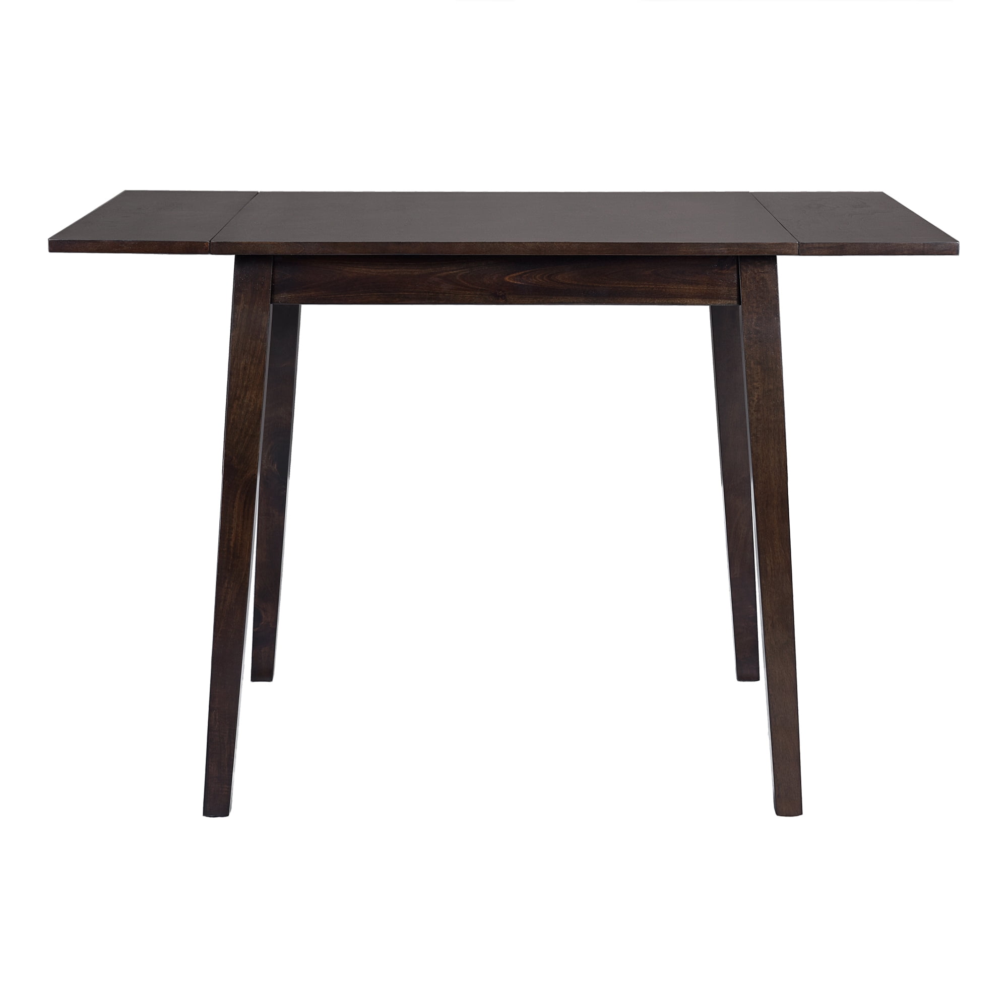Euroco 29"- 45" Extendable Dining Table for 4, Folding Kitchen Table with Wood Legs for Kitchen, Dining Room,Living Room,Small Spaces,Espresso