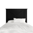 thumbnail image 3 of Home Design Raleigh Twin Wood Headboard, Black, 3 of 8