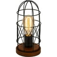 thumbnail image 6 of Industrial Table Lamp Edison Desk Nightstand Bedside Steampunk Desk Lamp Dorm, 6 of 7