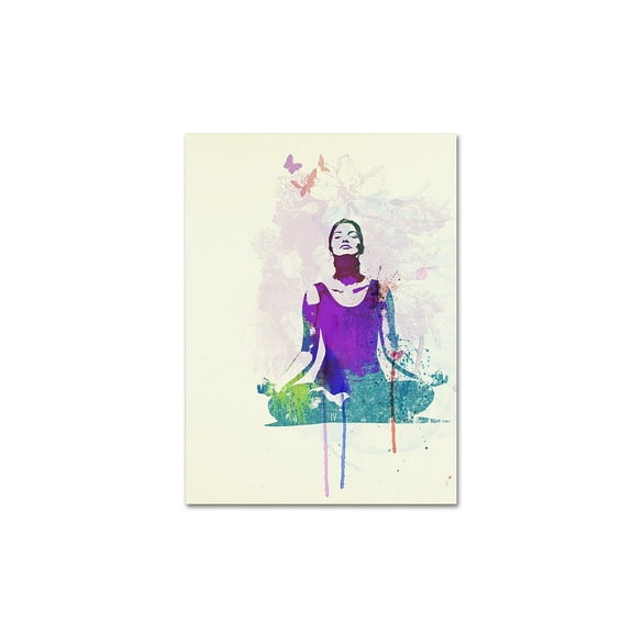 Trademark Fine Art "Meditating Mind" Canvas Art by Naxart