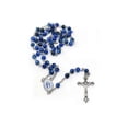 thumbnail image 5 of Glass Beads Rosary Catholic Necklace Fashion Crucifix Pendant Religious Jewelry for Women Fashion Necklaces, 5 of 5