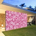 thumbnail image 2 of 13X6 ft Valentine's Day Pink Heart Garage Door Cover Background Glitter Heart Romantic 90s Valentine Day Party Photography Backdrop Women Men Happy Birthday Party Outdoor Indoor Banner Cover, 2 of 5