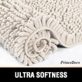 thumbnail image 3 of Prince Deco Bathroom Rugs Bath Mats for Bathroom Non Slip Chenille Bathroom Runner Rug Extra Soft and Absorbent Shaggy Rugs Washable Dry Fast Plush Area Carpet Mats for Bath Room, 3 of 4