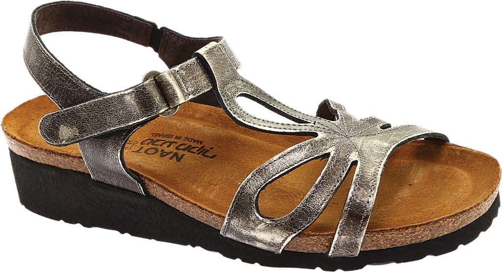 Women s Naot Rachel Metal Leather 38 M Walmart