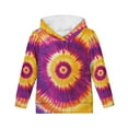 thumbnail image 6 of DISNIMO Tie-Dye Hoodie Girl Hoodies Medium Kids Hooded Sweatshirts Girls Hoodie Sweatshirt for Teens Hoodies Boys 11-13 Streetwear Hoodies Boys Cool Hoodie Girls Pullover Clothes Fall Casual, 6 of 7