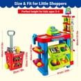thumbnail image 2 of Set de juego OLEOCA para tienda de abarrotes para niños con carrito y caja registradora, 2 of 7