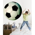 thumbnail image 2 of Wallhogs Soccer Ball II Cutout Wall Decal, 2 of 2