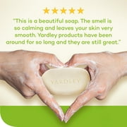 Yardley London Moisturizing Bath Bar, Aloe & Avocado, 4 oz, 4 Bars