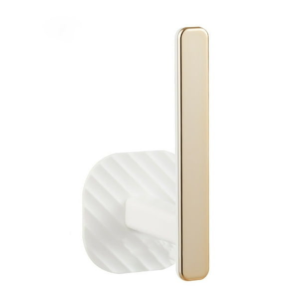 Toystoory Gancho largo montado en la pared Traceless Super Succión Vacío sin costuras Estante de almacenamiento Organizador de cocina Organizadores de utensilios de cocina Blanco
