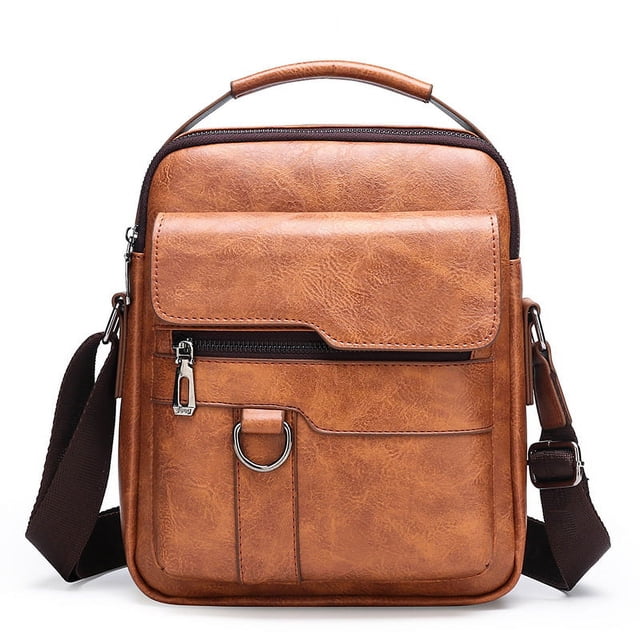 Bandolera vintage de piel tipo bandolera para hombre