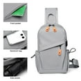 thumbnail image 3 of Bolso bandolera Oxford Bolsa de viaje Senderismo Bolsa de pecho Mochila, 3 of 6