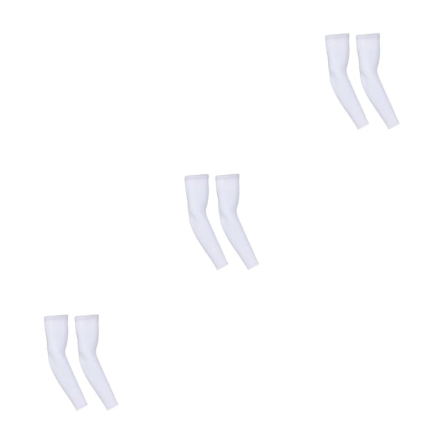 Sonducket Nylon ciclismo manga del brazo transpirable hombres mujeres deportes pesca baloncesto ejercicio correr mangas accesorios blanco L Type1 NO1