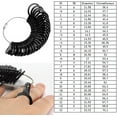 thumbnail image 5 of Black Plastic Ring Sizer Gauge Set Ring Mandrel Measuring Stick Jewelry Making Tools UK/EU Finger Sizing Loop Ring Tools, 5 of 5