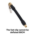 thumbnail image 1 of Ruiboury Universal Car Bike Inflator Nozzle Extended Hose Scooter Motorbike Air Pump Extender Automotive Inflation Accessories 80cm, 1 of 6