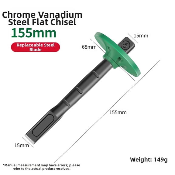 Heavy-Duty Cement Masonry Chisel with Ergonomic Grip for Versatile Cutting