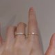 thumbnail image 4 of Anillos de corazón de circón de lujo para mujer, anillo de diamantes de imitación de tejido ajustable de apertura, joyería de boda de compromiso, regalos de novia de moda, 4 of 4