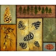 thumbnail image 4 of Art Licensing Studio 17x15 Black Modern Wood Framed Wall Art Titled - Pines and Oak I, 4 of 6