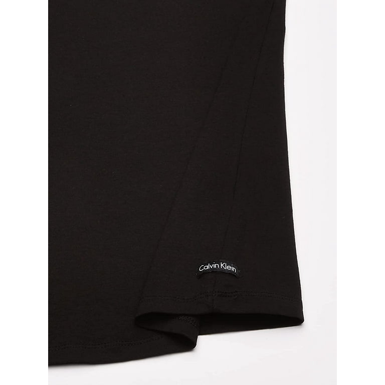Calvin Klein Men's Black 3-pack Stretch V-neck Tees, XL 