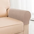 thumbnail image 2 of Stretch Couch Arm Covers, Breathable Armrest Covers for Sofas and Chairs Arm Covers Keep Home Clean, Scratch-Resistant Sofa Arm Covers Protect and Decorate Your Sofa, 2 of 4