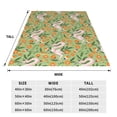 thumbnail image 3 of Balery Snake And Floral Manta de Felpa Suave y Acogedora – Cobija de Franela Aterciopelada para Cama, Lavable y Cálida para Sofá, Mascotas, Transpirable-40"x30", 3 of 7