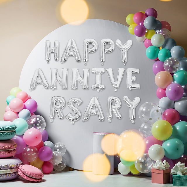 OUNONA Globos De Aluminio Decorativos Para Aniversario Y Eventos De
