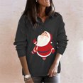 thumbnail image 2 of asdoklhq Womens Plus Size Tops Clearance,Women's Casual Long Sleeve Christmas Holiday Print Sweater Top Blouse, 2 of 6